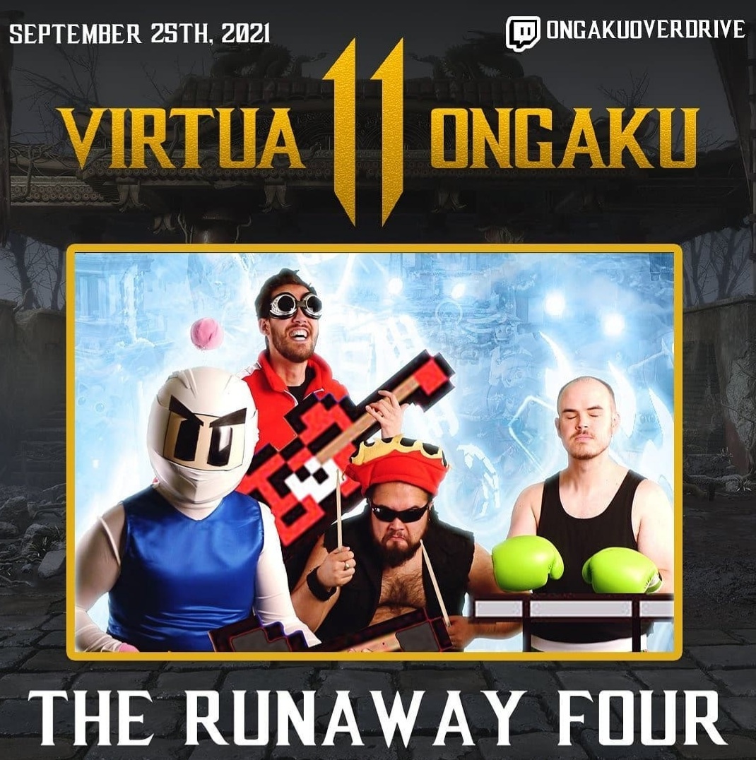 aheppnerdrums's tweet photo. Playing #VirtuaOngaku11 with @TheRunawayFour TONIGHT!! https://t.co/b3WbvX5M82 7pm EST, 4pm PST @OngakuOverdrive #VGM https://t.co/MZc8tKOUrg