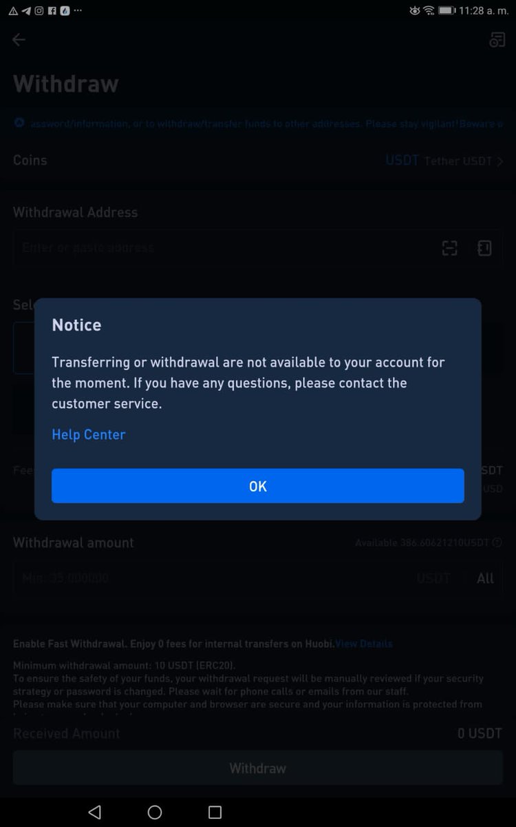 EdwardVacca's tweet photo. @HuobiGlobal

What happen? https://t.co/taKL6UiNgl