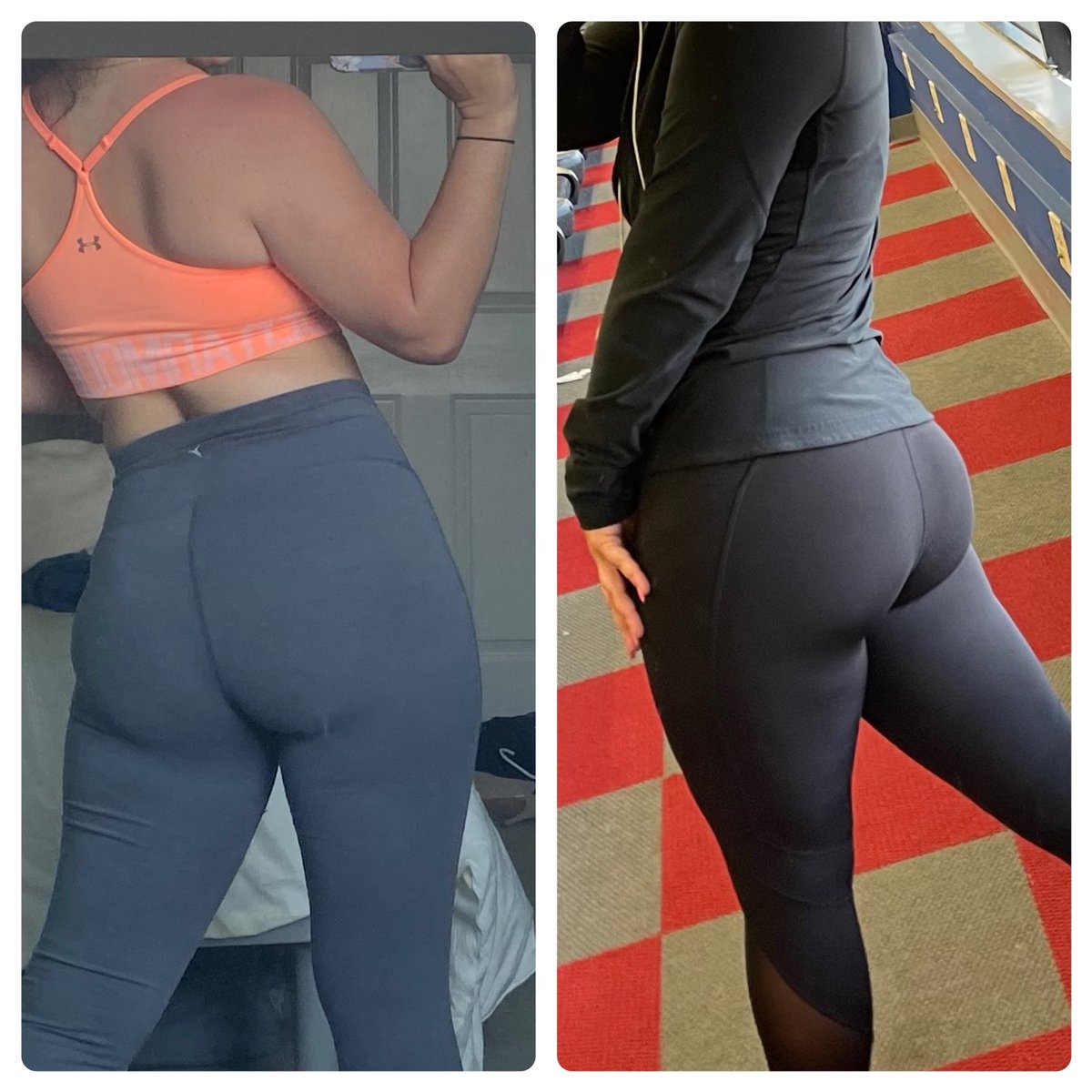 bourbonnJenn's tweet photo. a month in the gym has been good to me 🥰 https://t.co/U63MIInUfD