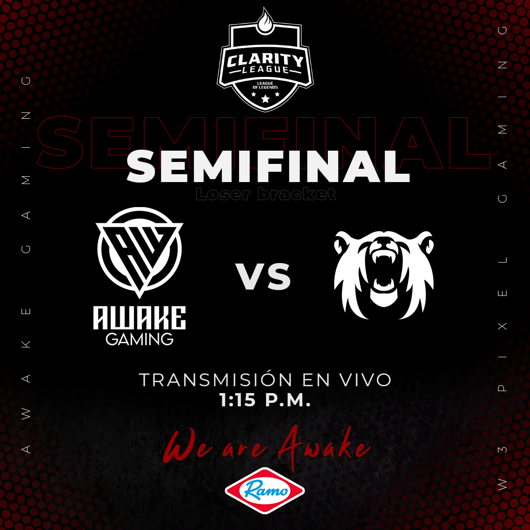 Awk_Gaming's tweet photo. 🔥 Hoy no es cualquier día, hoy juega AWK en la #ClarityLeague de la @LATAMChamp frente a @PLSesportsMX 🖤🤍
Transmisión en vivo: https://t.co/F5RMKcvmHS
#leagueoflegends #awakegaming #GoAwK #claritylch #weareawk #wearefamily #ProductosRAMO https://t.co/7i6VrqNa1U