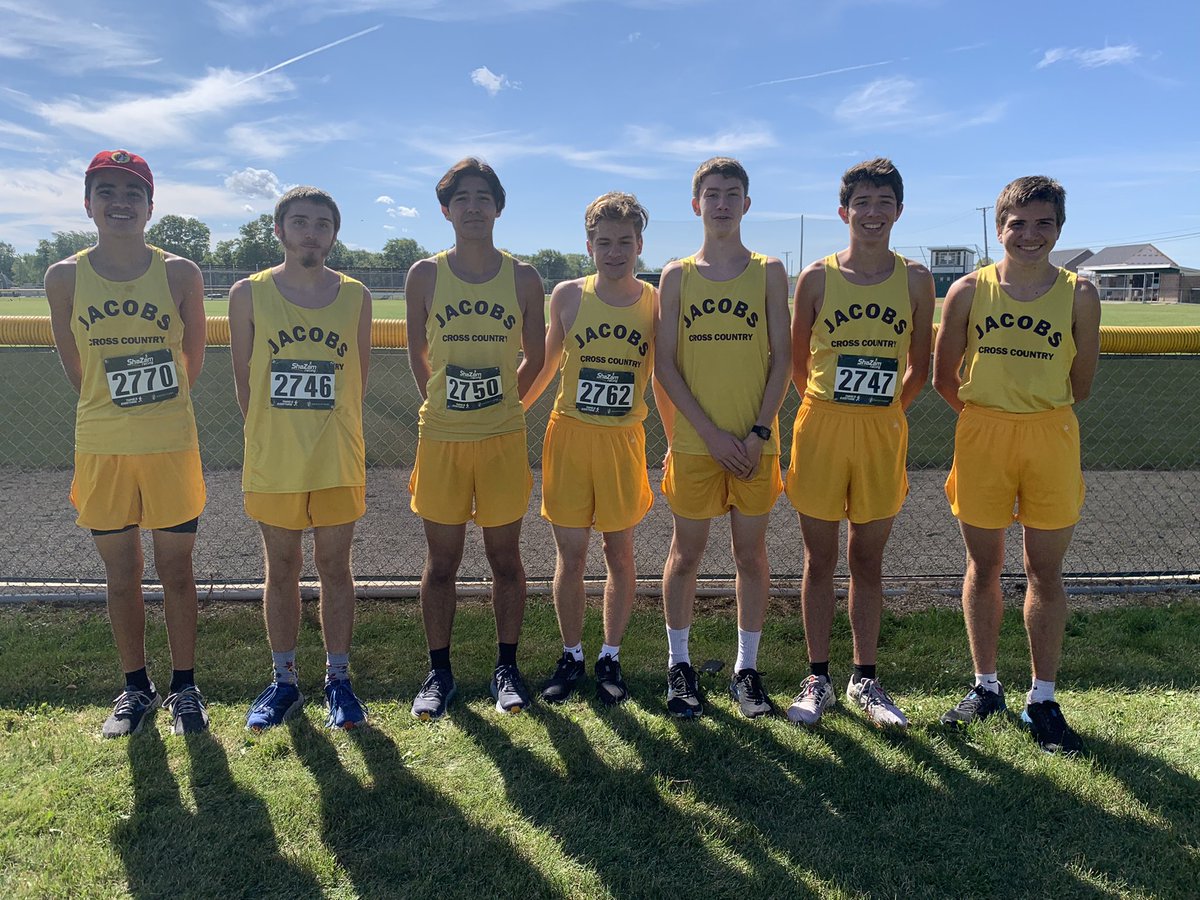 HDJacobsXC's tweet photo. Boys with the win at the Bartlett Invite with 81 points! https://t.co/f52CqEKvme