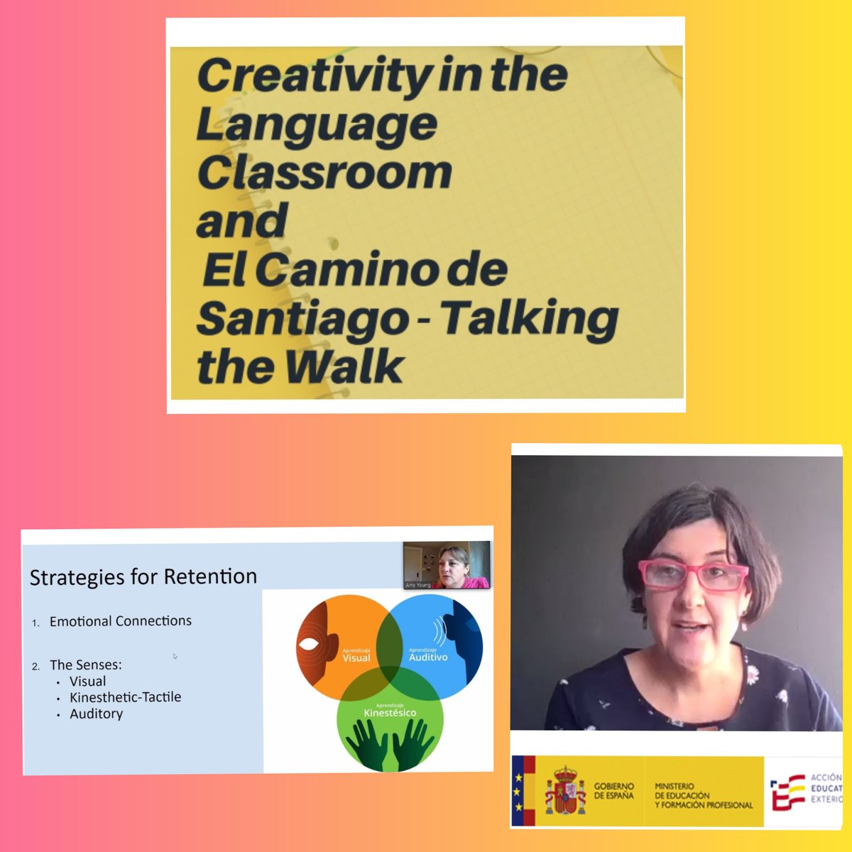 InmaIbanezY's tweet photo. It is always very nice to see teachers from @pbcsd connected to the courses offered by @SpainEdOffice. Today we are learning creative ways to make our language classroom meaningful! #DualLanguagePBC @ChoisKatty @EsolPbc @PBCSDGlobalLang @alexandriayala https://t.co/0krkAJ7ZZq