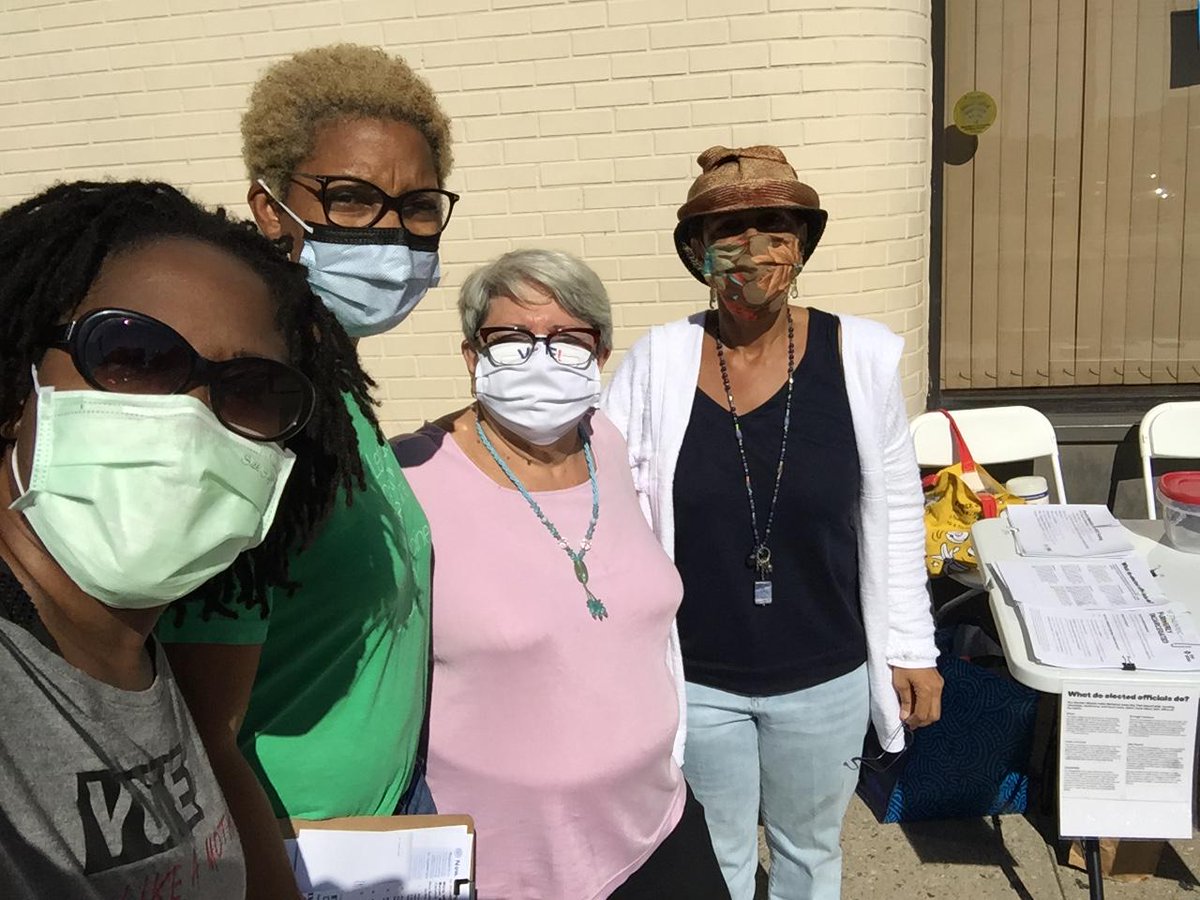 COJ_FH's tweet image. Getting #VoteReady with @coj_fh and @lwvnyc at @qplnyc Hollis branch! I