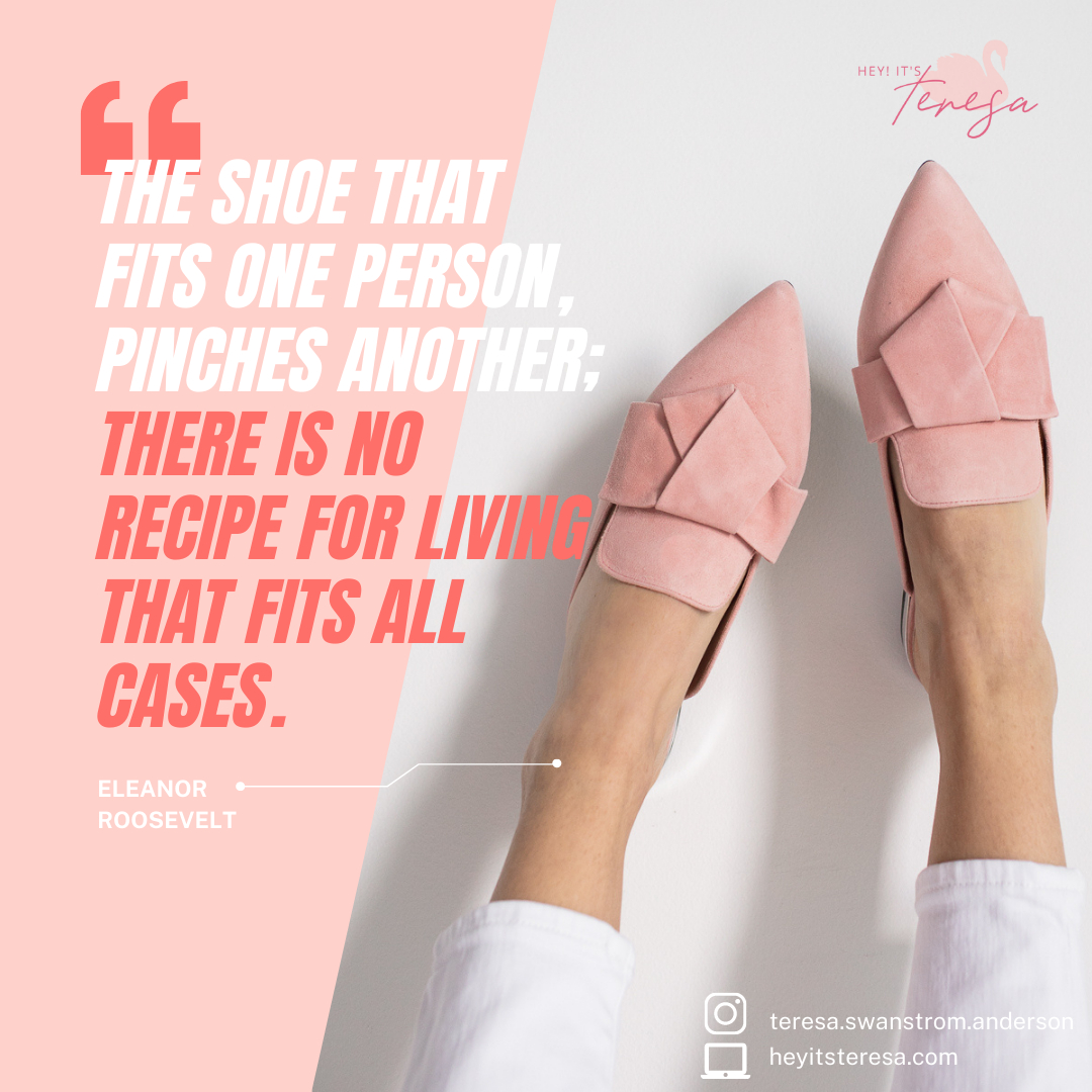 TeresaSwanstrom's tweet photo. Just a little reminder that just 'cuz it works for her...it doesn't mean it's right for you. xo

#eleanorroosevelt #quoteoftheday #embraceyou #momlife #lovethelifeyourein #socialsquares https://t.co/GXTAPis9OT