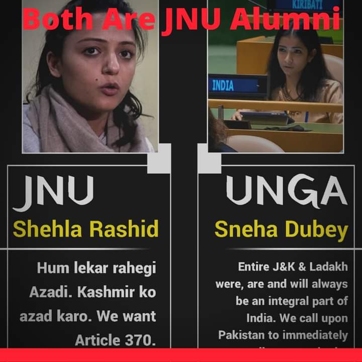 GabrielleSeb1's tweet photo. When India gives you JNU become a Sneha not Shela !! https://t.co/9nSMw3CYCF
