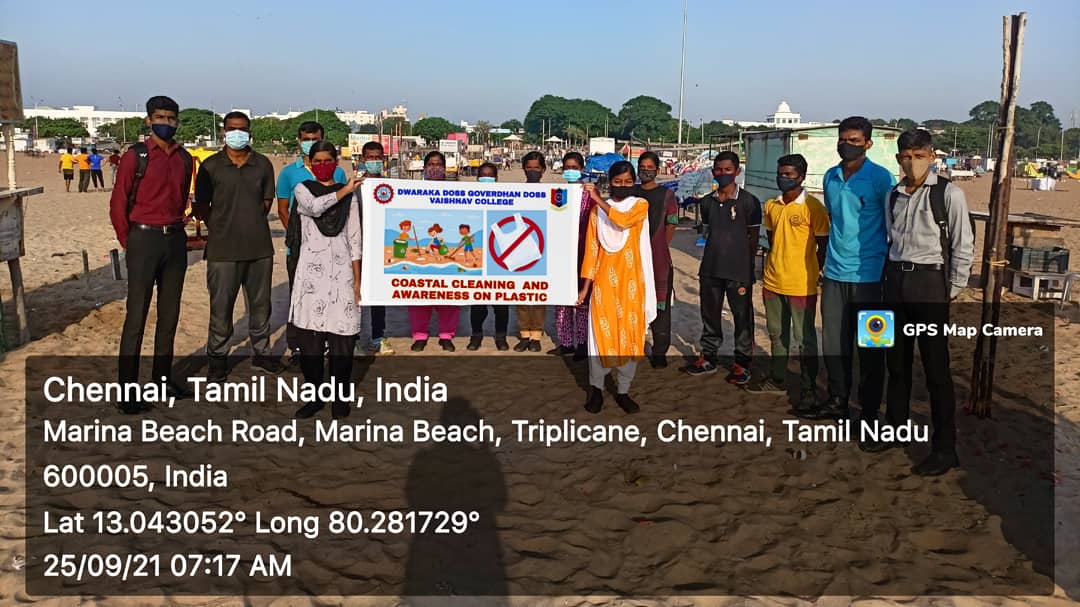 dgvnccinfantry's tweet photo. We the cadets of 5 company NCC Infantry organized an event on coastal cleaning & awareness on plastics in marina beach on 25th september 2021. We created an awareness among the public to get rid of plastics.
#DGNCC #JS2021 https://t.co/lAqj28RBwv