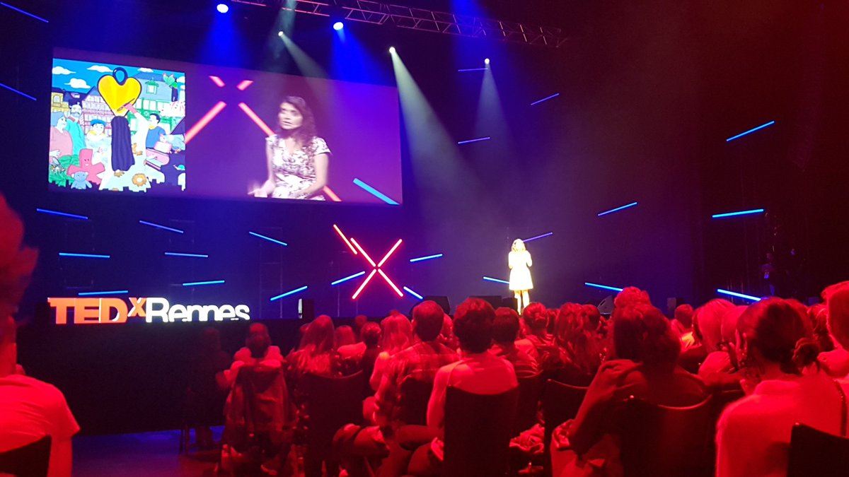 astoux2's tweet photo. #TEDxRennes2021 inspirant 😊, plein de couleurs et d'idées pour ces talks. Merci aux intervenants et aux bénévoles pour cette belle édition 👏👏👏 très réussie. Mention spéciale à @TyphaineD_ 👍 https://t.co/w16tb1h0gW