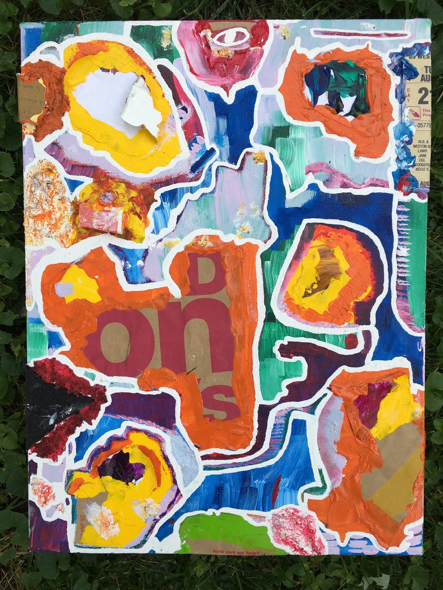dreymotoh's tweet photo. mixed media on canvas 2019 <3 https://t.co/jW1wuhKGpy