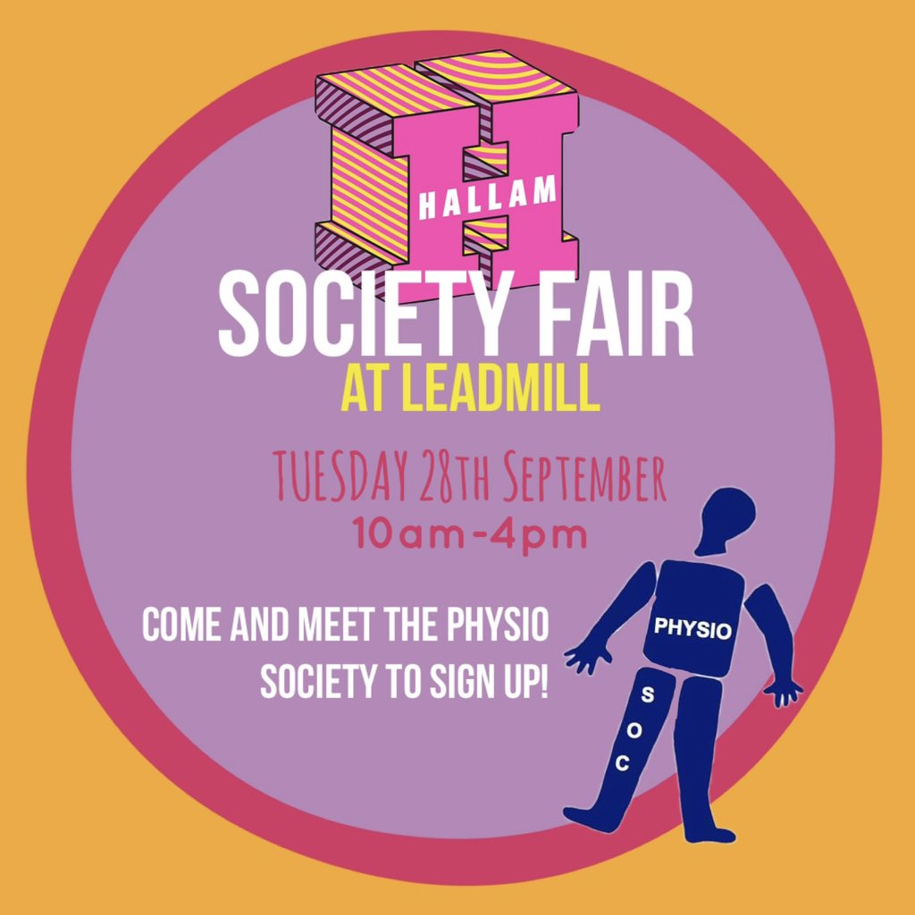 SOCIETY FAIR @ Leadmill 10am-4pm on Tuesday! Come along to join our society and ask any questions. Membership is only £3! Alternatively, use the link in our bio. 

We will also have one free ticket, to our first social, to give away on the day!🥳🥳🥳