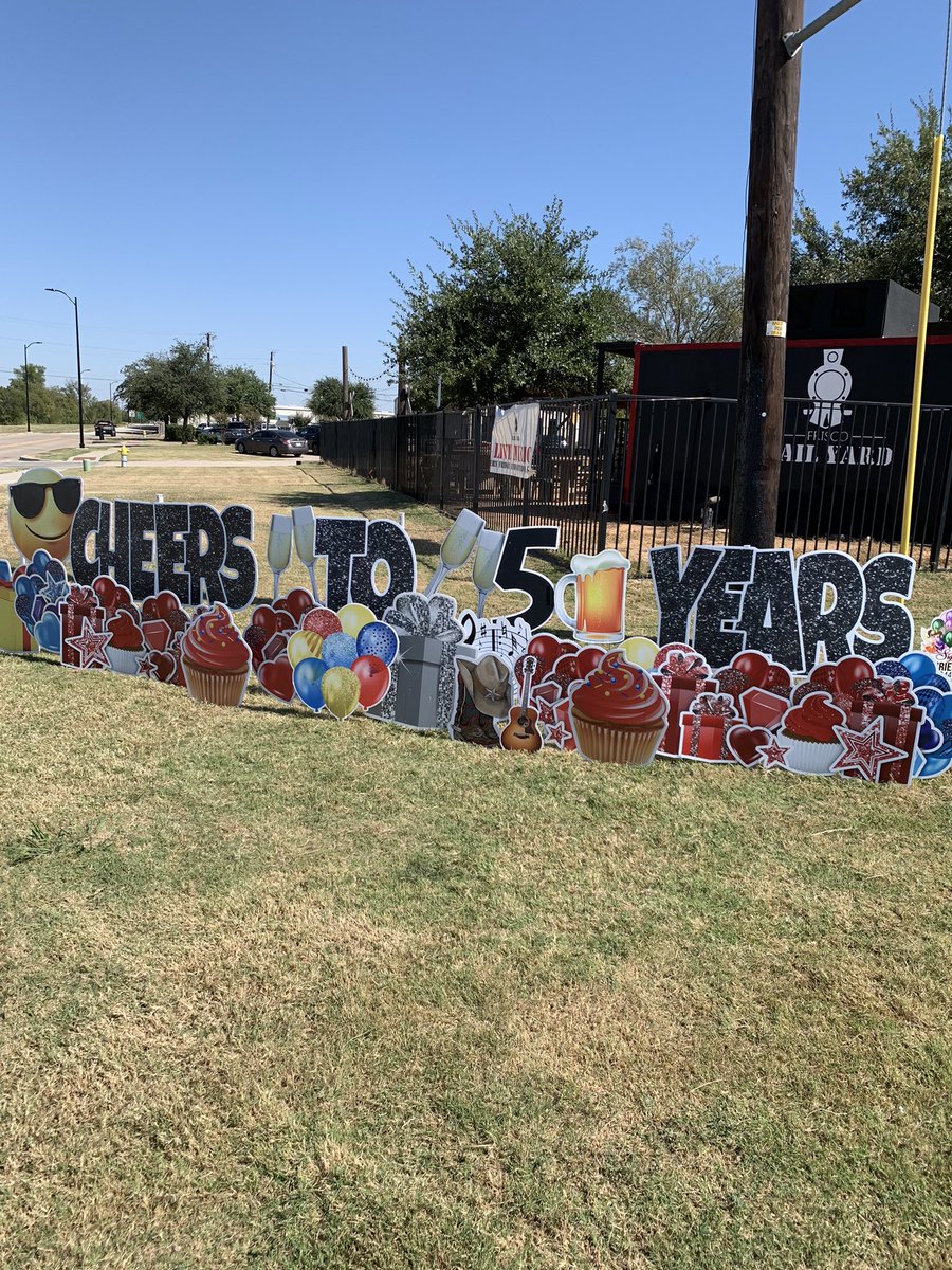 Come celebrate 5 years with us today! Specials all day long !