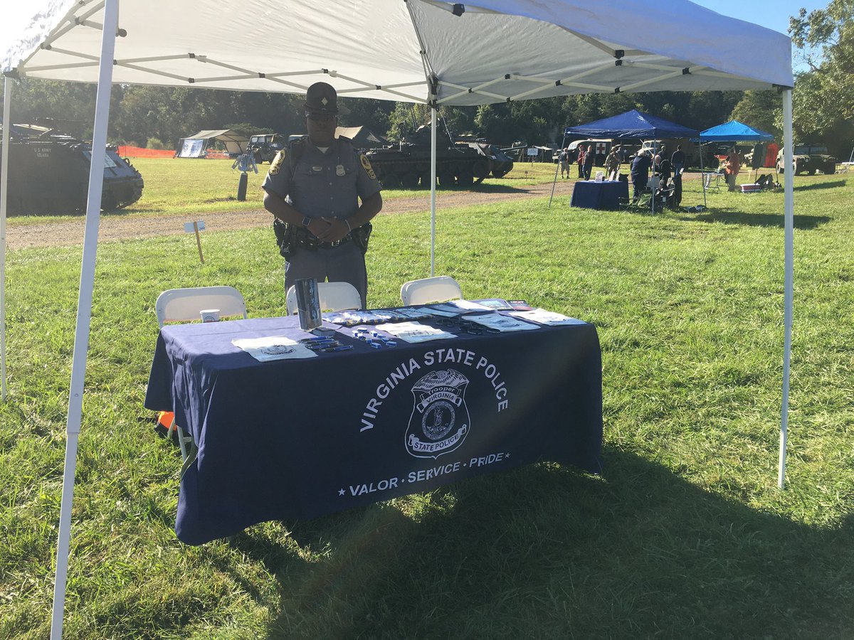 Cool #tanks and awesome #troopers… what more can you ask for on a gorgeous Saturday?! Stop by the “Tank Farm” today in #Nokesville &amp; meet Sgt A. Jones and Trooper E. Thomas. We’re here until 4 PM.  🇺🇸 #Hiring #ChallengeYourselfToMakeADifference