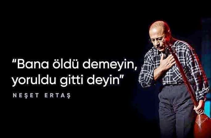 Bozkırın tezenesi, büyük usta Neşet Ertaş'ı rahmet ve özlemle anıyoruz.
Ruhu şad olsun... 
#NesetErtas