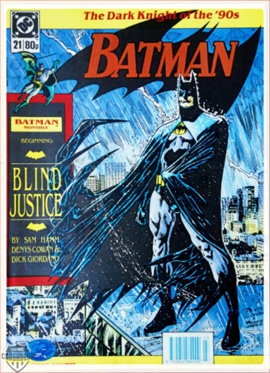 ComicCrusaders's tweet photo. Cover comparisons:- Detective Comics #600_May 1989 / Batman Monthly #21_March 1990_Denys Cowan pencils; Malcom Jones III inks #comicart https://t.co/H3sjQzqRM7