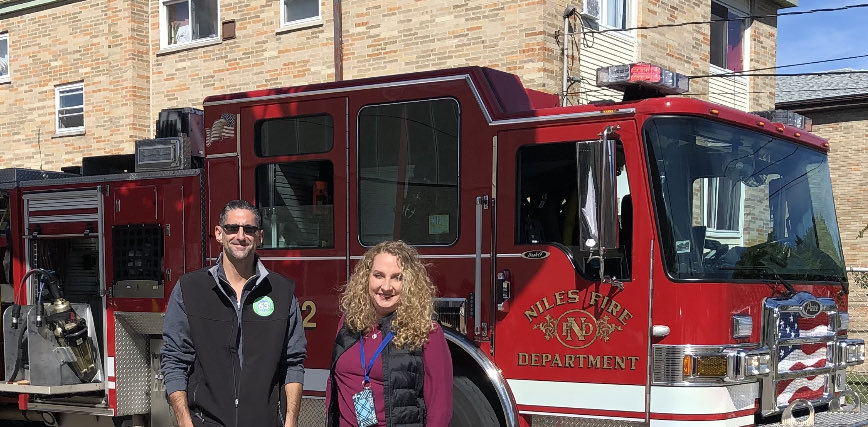 I enjoyed attending the Niles Fire Department’s Open House this morning with ⁦<a href="/EllianEydis/">Ellian Eydis</a>⁩!! We learned about the services available to support our residents. ⁦<a href="/MarkTwainD63/">Mark Twain School</a>⁩ ⁦<a href="/VNilesIL/">Village of Niles</a>⁩ #CougarCountry #TogetherWeCan #63Success