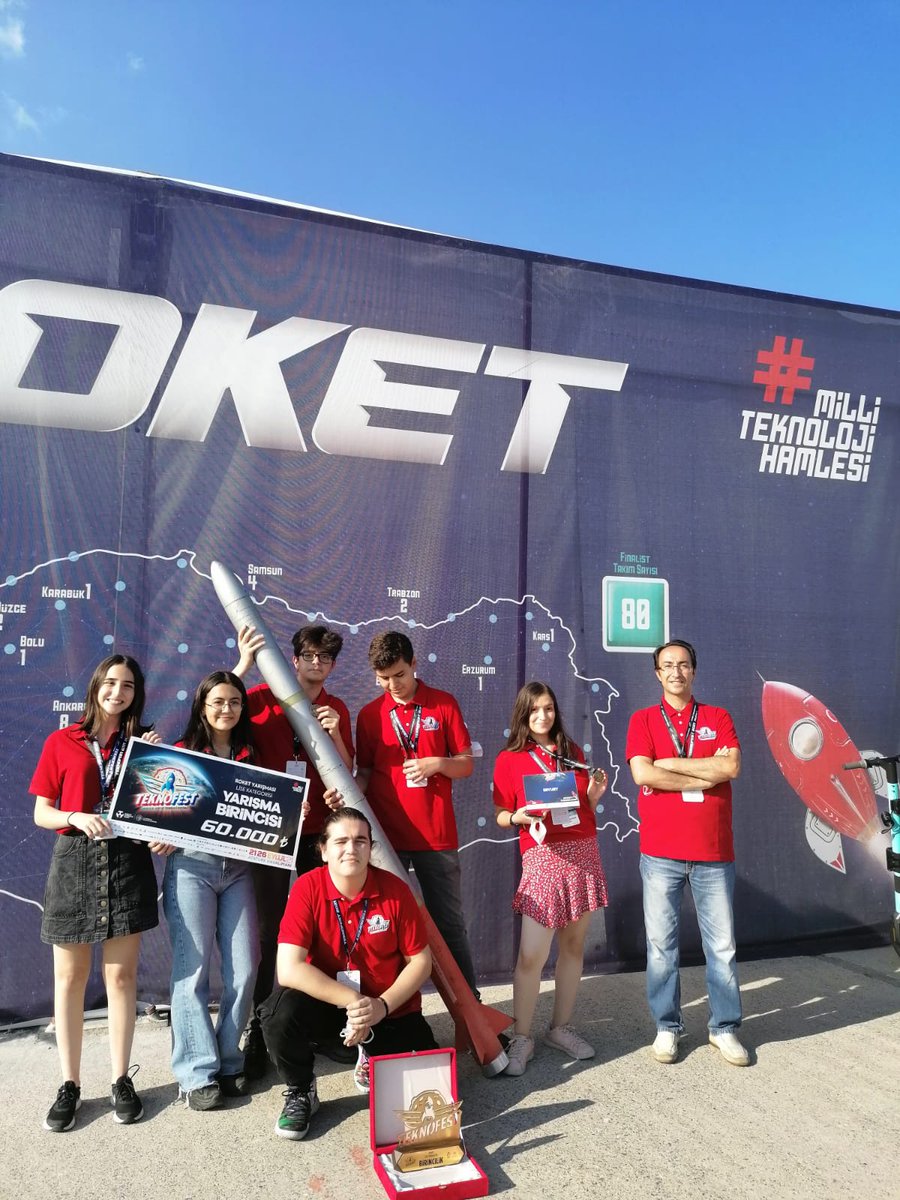 🚀 Adana #TEKNOFEST2021'de Türkiye 1️⃣.si

Adana İl Milli Eğitim Müdürlüğümüze bağlı @BilsemAdana Fen Bilgisi Öğretmeni Cüneyt Özür  koordinatörlüğünde oluşturulan "ERYURT ROKET TAKIMI" Tuz Gölünde yapılan Lise Kategorisi Alçak İrtifa yarışmasında Türkiye Birincisi oldu. 🚀