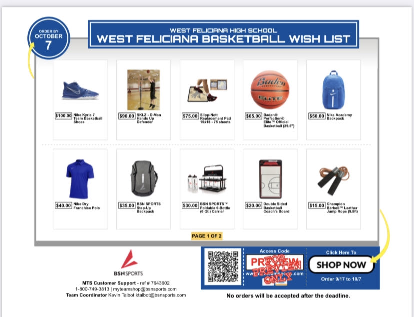 WFHS_Hoops's tweet photo. Help us reach our goal of $2000.  Contact coach Howsen HowsenT@wfpsb.org to learn how! https://t.co/lJja9thSYG