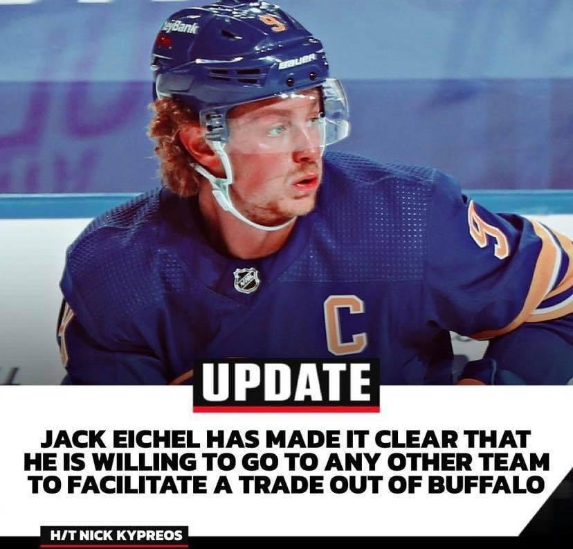 CBJ_Dad0424's tweet photo. Elvis and Gerbe for Eichel. It’s all starting to come together. #CBJ #TradeElvis https://t.co/whDuPp6H5b