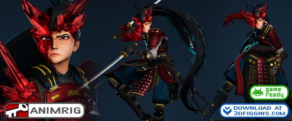 KielFiggins's tweet image. 😡⚔️ Shogunate rig now available at 3dFiggins.com/Store! Full range of controls for body/face/accessories and game ready!

Model by @Cam_Alistair 
artstation.com/cameroncraig 
(Of Bat Sniper and Scout Pilot fame!)

📡 RT for a chance to win a free download!
