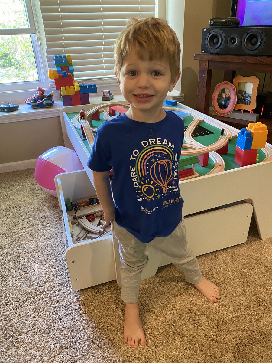 I dream big to be a train engineer! #dreambigday <a href="/childrensmercy/">Children's Mercy</a>