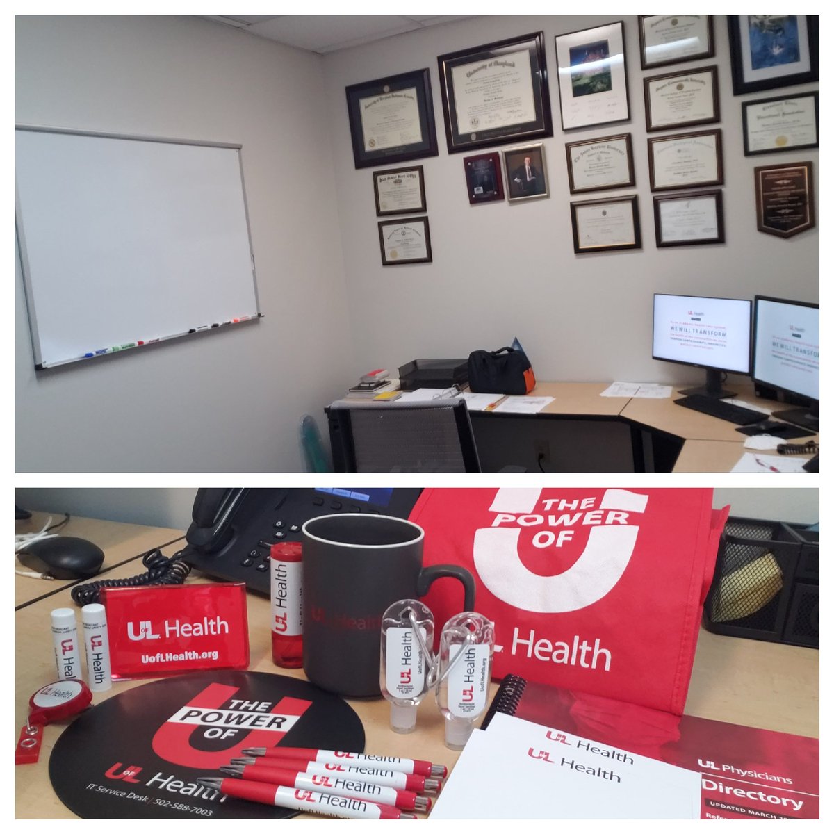 More 1sts! Finally set up my office! Often fighting thoughts of not being enough or supposed to be here #impostersyndrome. Important to reflect, be grateful, &amp; occasionally celebrate that #AcademicDrip. #Blackinmedicine #Blackinurology <a href="/uoflurology/">UofL Urology</a> <a href="/UofLHealth/">UofL Health</a> @RFJ_urology_IG