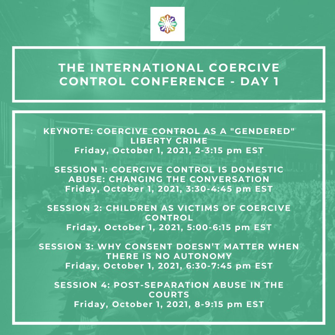 The International Coercive Control Conference tweet media