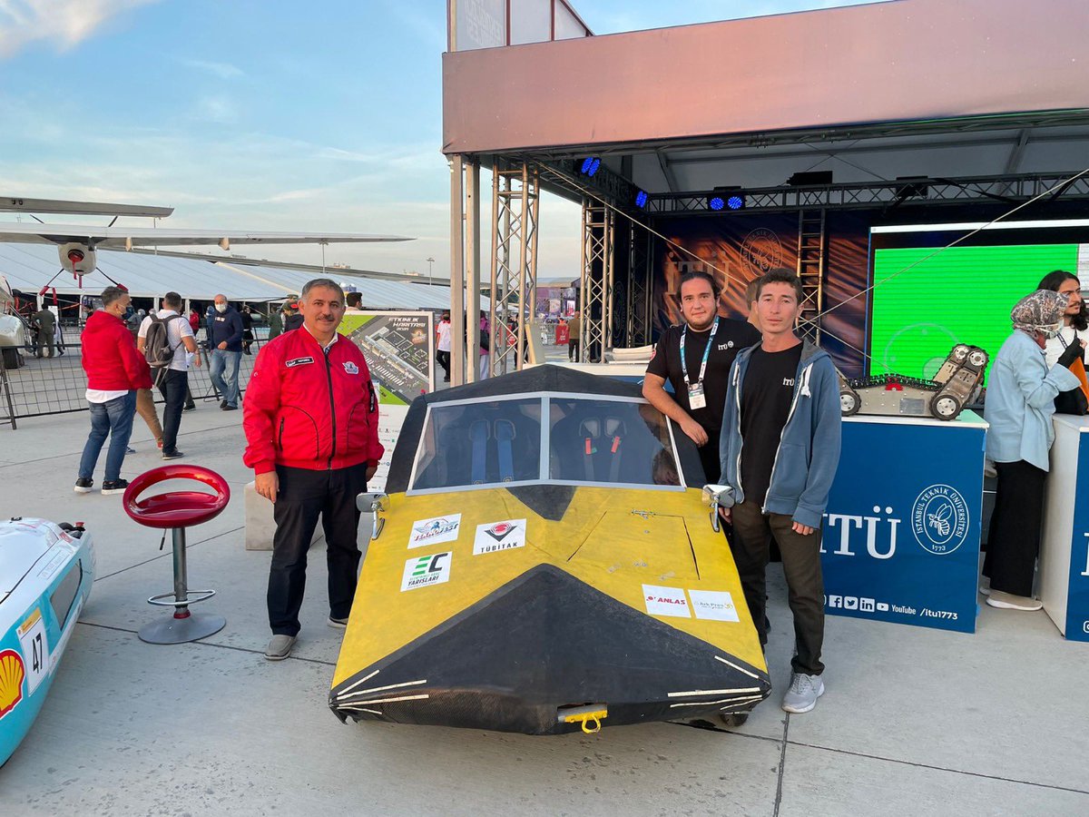 ProfDrKoyuncu's tweet photo. Ayakları yere basmayan teknoloji festivali #TEKNOFEST2021’de İTÜ’lü genç girişimcilerimize gösterilen yoğun ilgi karşısında İTÜ Ailesi olarak gururlanmaya devam ediyoruz. 

@ituapisarge
@gokboruht
@itusolarcar
@ituautobee https://t.co/bkLEQXJzS2