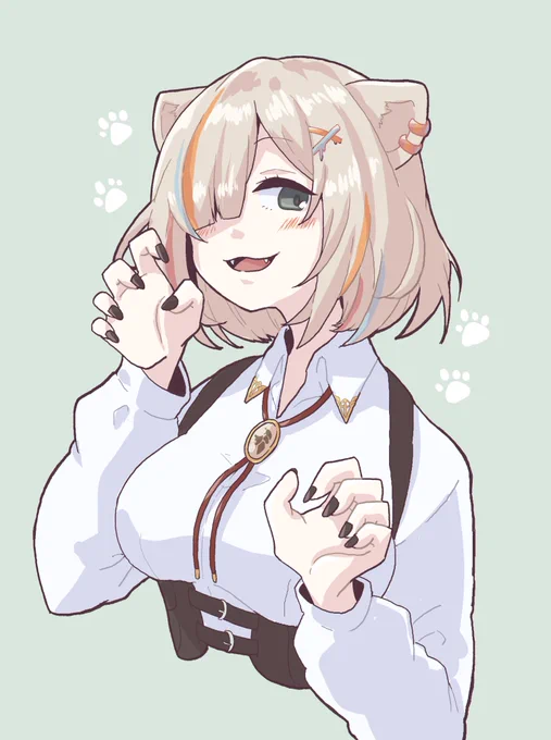 ボブヘアーもねぽらぼカラーのメッシュもとても可愛い!✨
#ししらーと 