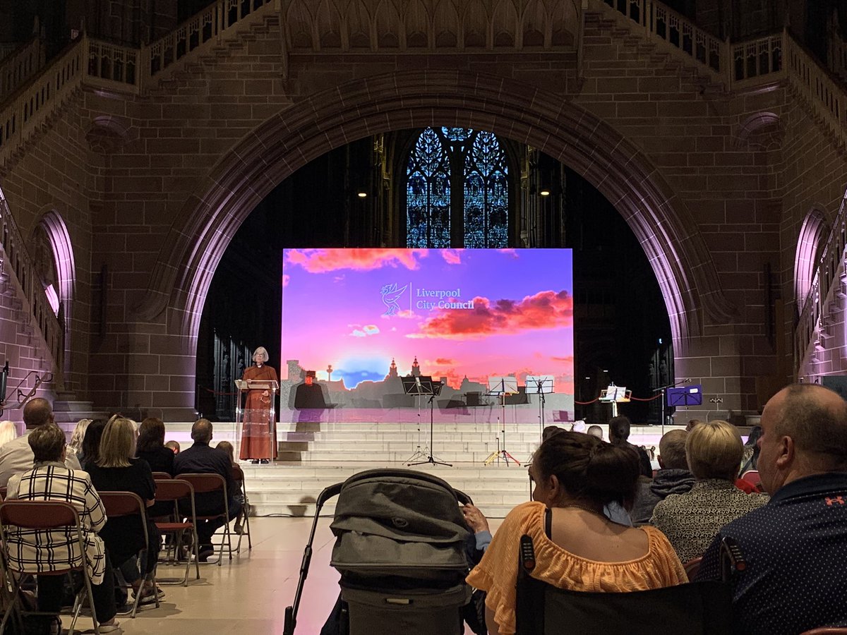 CultureLPool's tweet photo. #ServiceOfReflection | This evening we are @LivCathedral for a Service of Reflection as part of a national event to remember the victims of youth violence held across the country. This is an open event until 8.30pm for anyone to drop in ❤️ #Remembrance https://t.co/NyhxTB2O4V