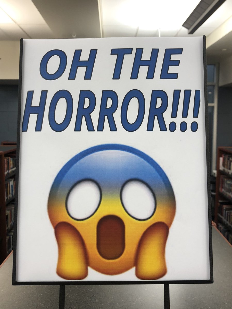 MMSLibrary118's tweet photo. You asked for it @MatthewsMS118! Happy horror reading (and some less scary supernatural thrown in too). #mms118life #mmsreads https://t.co/1u5O9hZ7AW