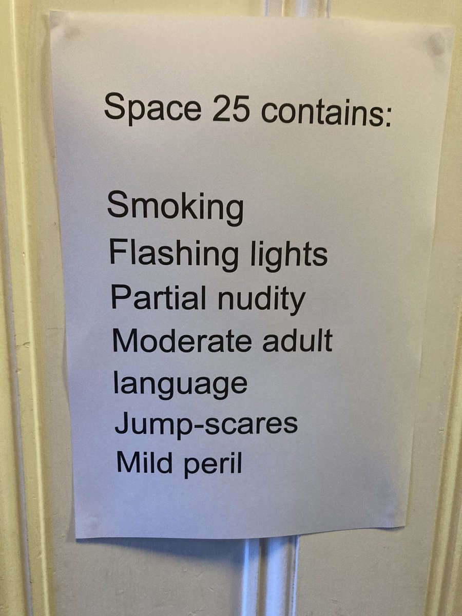 mikewritesabit's tweet photo. All the good stuff! #Space25 @SpaceArtsCentre https://t.co/7YCSX6rXf4