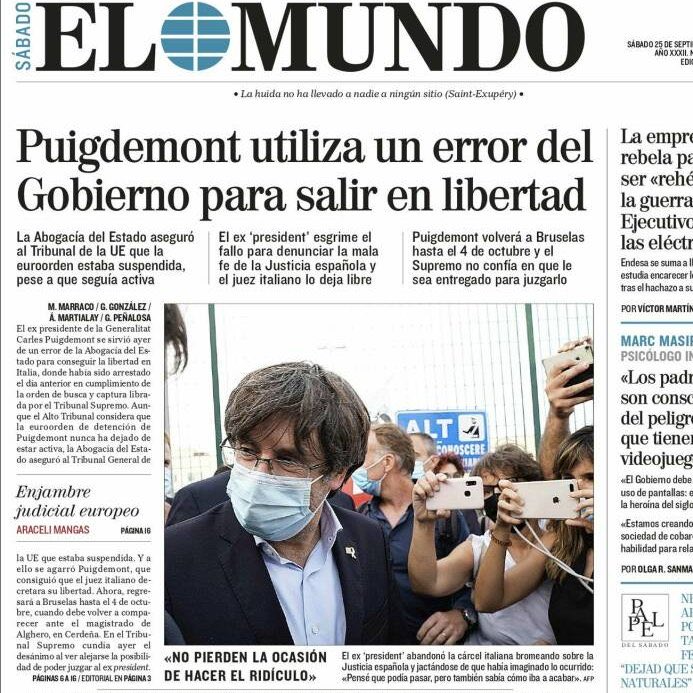 1714Resistencia's tweet photo. Al trilerisme, al total analfabetisme jurídic per part de la JUDICATURA espanyola ara li diuen “Error”.
Efectivament es un Error que molts dels Jutjes Ñ tinguin la carrera, que exerceixin.
#pamfleto #elmundopamfleto #stopFascim #SpainIsAFascistEstate https://t.co/4VrUQViWJX
