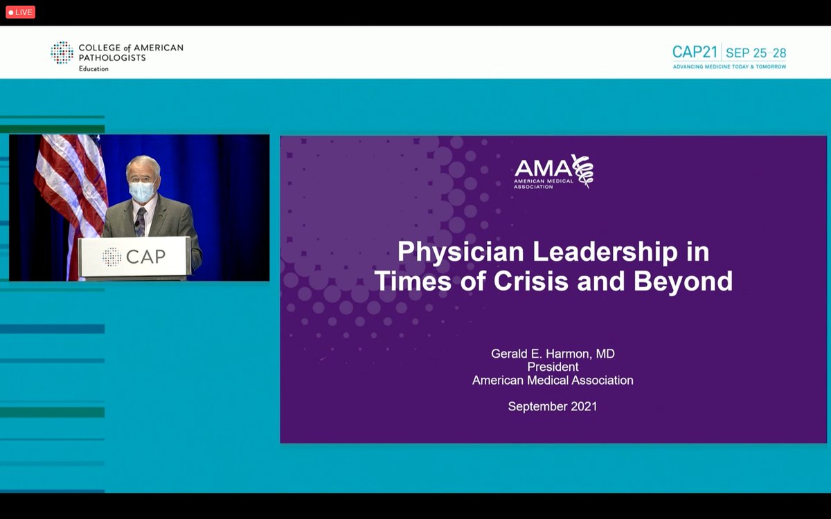 ApekshaNas's tweet photo. Dr. Gerald Harmon, AMA President at #CAP21
Proud to be an AMA member https://t.co/cepUVVYTZN