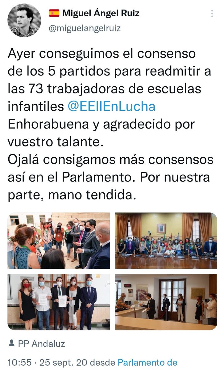 Escuelas Infantiles Andaluzas En Lucha #NoDespidos tweet media