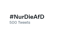 nurdieafd's tweet photo. Weil wir euch 500 gute Gründe gegeben haben. #NurDieAfD https://t.co/oVngrtcnkX