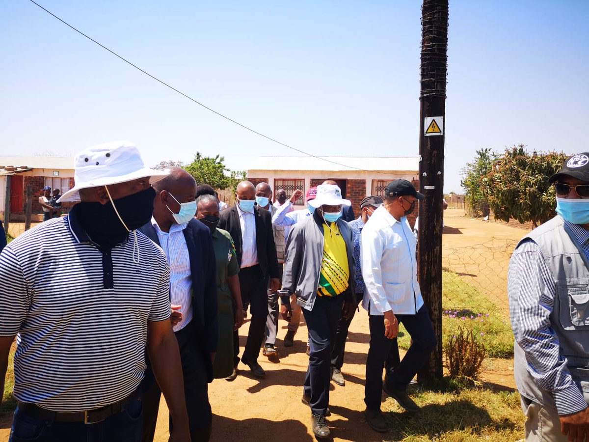 ANCLimpopo's tweet photo. #ANCDP Cde @DDMabuza was leading a voter interaction campaign today in Wards 25 and 26 in Polokwane. The #ANCDP was accompanied by Deputy Provincial Chairperson Florence Radzilani, Provincial Spokesperson Donald Selamolela and Peter Mokaba Regional Chair John Mpe.
#VoteANC https://t.co/RuqgZks0iH