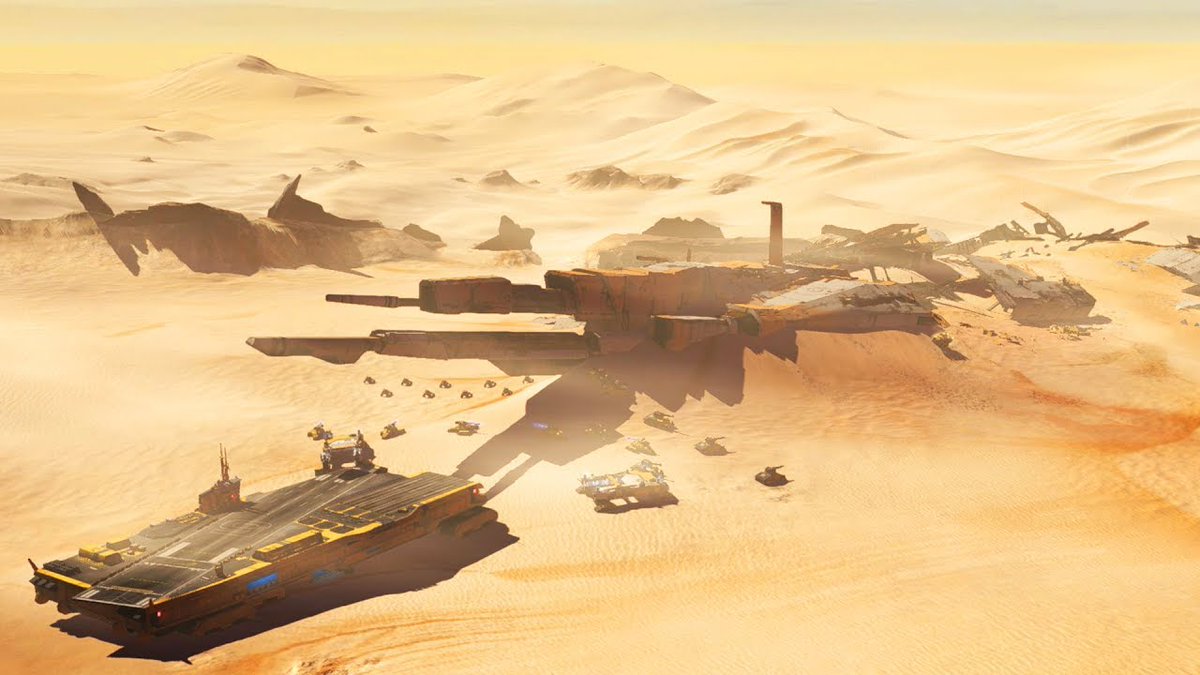 If anyone else is feeling that #Dune itch, Desserts of Kharak was an amazing RTS spinoff of Homeworld definitely worth its water. Forgot about this one until recently