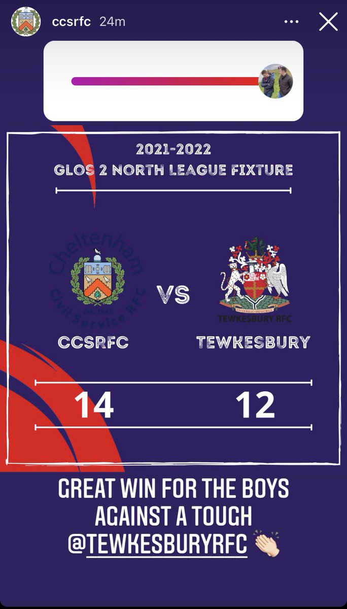 CCSRFC's tweet photo. Great win for the boys today! We move on to @BredonStarRFC next weekend 💪🏻
#ccsrfc #vls #cheltenhamrugby https://t.co/aylzmrBbxq