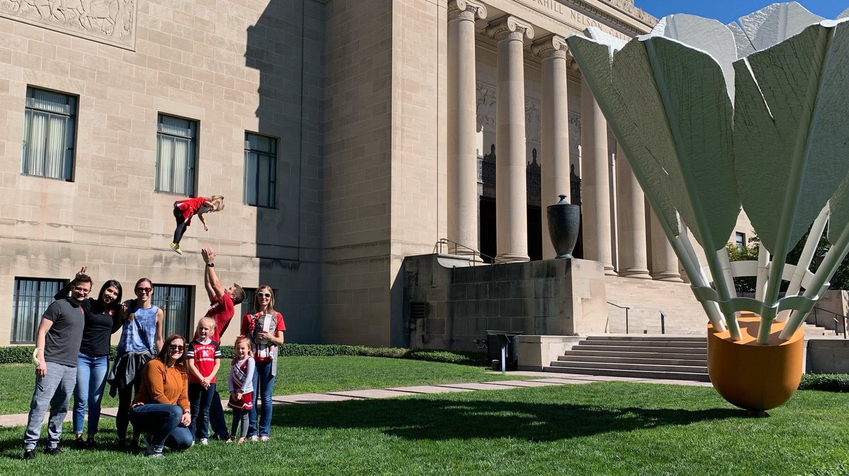 KU Pulmonary/ Critical Care Fellowship (@kupulmcc) on Twitter photo So much to unpack here... <a href="/JorgeCedano9/">Jorge Cedano</a>'s wife giving him bunny ears, <a href="/ashelizabeth052/">Ashley</a> getting on the level with the kids, <a href="/JakeRiggle/">Jake Riggle, MD, PhD</a>'s daughter going airborne, and one of the massive <a href="/nelson_atkins/">Nelson-Atkins Museum of Art</a> shuttlecocks. Fellows had a blast at the #minigolf Art Course! So much to unpack here... <a href="/JorgeCedano9/">Jorge Cedano</a>'s wife giving him bunny ears, <a href="/ashelizabeth052/">Ashley</a> getting on the level with the kids, <a href="/JakeRiggle/">Jake Riggle, MD, PhD</a>'s daughter going airborne, and one of the massive <a href="/nelson_atkins/">Nelson-Atkins Museum of Art</a> shuttlecocks. Fellows had a blast at the #minigolf Art Course!