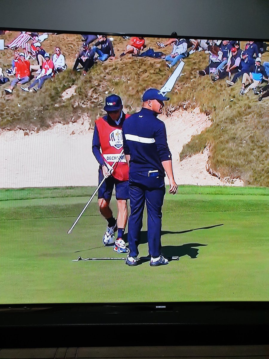 MarkCaister's tweet photo. The USA may win the Ryder Cup but at least when Europe win they don't make complete tits of themselves. https://t.co/VmOhjfMpL3