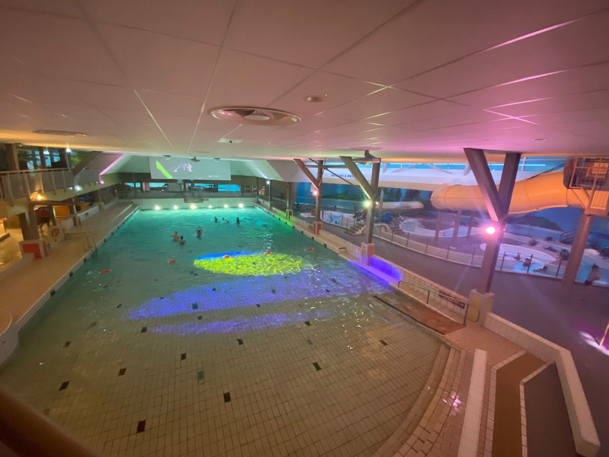 Dag 9 van <a href="/NLsportweek/">NOC*NSF Nationale Sportweek</a> is de #BeActive night <a href="/Merwestein/">Sport- en Evenementencomplex Merwestein</a> Discozwemmen en Burn XXL gegeven <a href="/DeMixFitness/">DeMix Fitness N'gein</a> 
Toppers Esther en Floris @SportIDNgein waren verantwoordelijk vandaag voor de organisatie. 
#samenmakenwehetmogelijk
#blijfbewegen