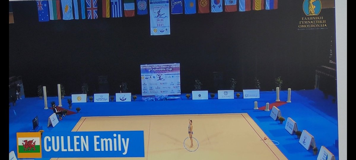 kellycullen09's tweet photo. Day 2 at the @AphroditeCup and 
the all around complete for Emily.  Through to the Ball final tomorrow.  Thank you @lewisgirlssch @lgs_pe @WelshGymnastics @SportsaidWales for all the support you give to Emily . 🏴󠁧󠁢󠁷󠁬󠁳󠁿 #proud #flawlesscrystalsinternational
#choiceofchampions https://t.co/5PR8RZtF46