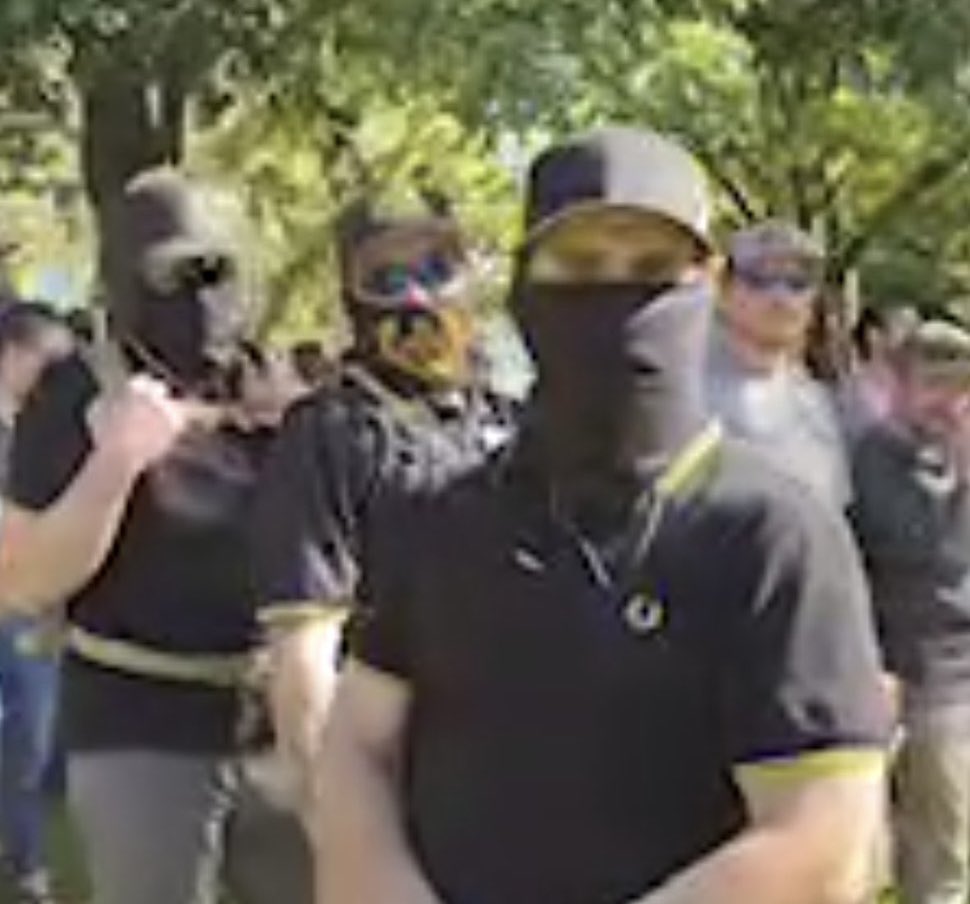 rw_pw's tweet photo. The Proud Boys are in Spokane today. 

If anyone has any info or clear images pls send it my way. https://t.co/DRRaddJwFA