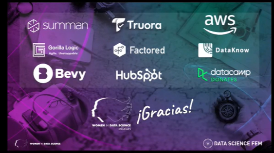 Pilyandree's tweet photo. #WiDSMedellín  #WiDS2021 
@DataCamp @DataScienceFEM @DataCampDonates @awscloud @gorillalogic 
 Graciaaaas :D el evento esta genial!!! https://t.co/HO0vhZa6By