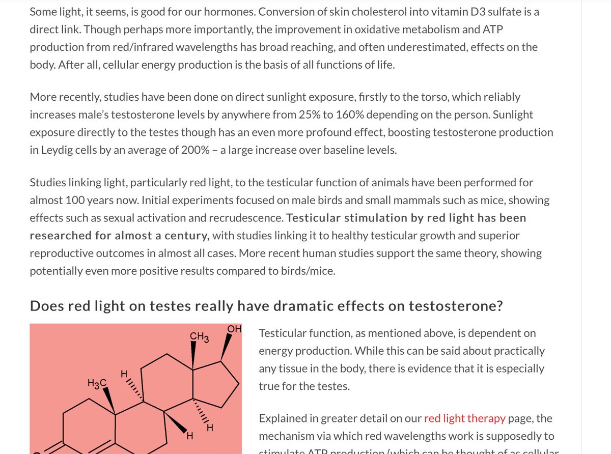 Warrior2913's tweet photo. @DarkSageMystic @Dragonsoul9Fire Sunlight &amp; red-light. Many Olympic &amp; high level athletes sun testicles- boost testosterone.I know that sounds strange.Sun-Vitamin D crucial to health &amp; charging body.Supplements mostly"non-living"crap.Getting D 1st is important 4 zinc &amp; vitamins from "food"(not pill)to help body https://t.co/oK0PFMGX1V