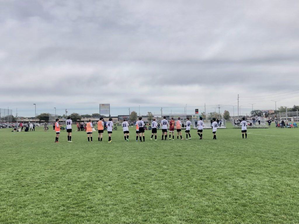 KiteDkite's tweet photo. Cloudy skies, bright future! 👊💪⚽️These young lads are getting better today with two games! Develop, develop, develop is the key here! The JV2 team are rocking their new uniforms today! What a great opportunity for these guys and for future Abe’s! 💜👊💪⚽️🦅 https://t.co/6M6uvq0xpc