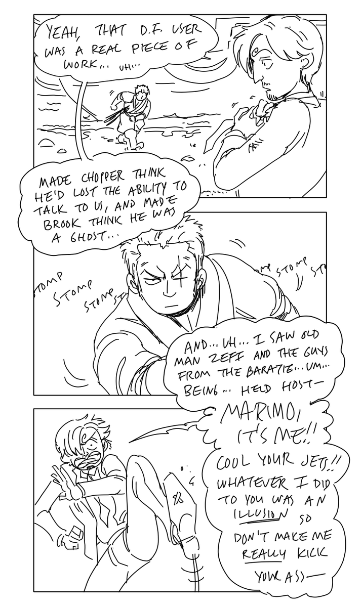 SailorFailures's tweet photo. ZOSAN COMIC THREAD 🧵
It's MY birthday and I get to post whatever I want, which is apparently the very long &amp; self-indulgent zosan comic I just finished!
Unlike my other comics, I didn't have an outline for this one and wrote it as I went along, but I like how it ended up! (1/5) https://t.co/itPENOAk2F