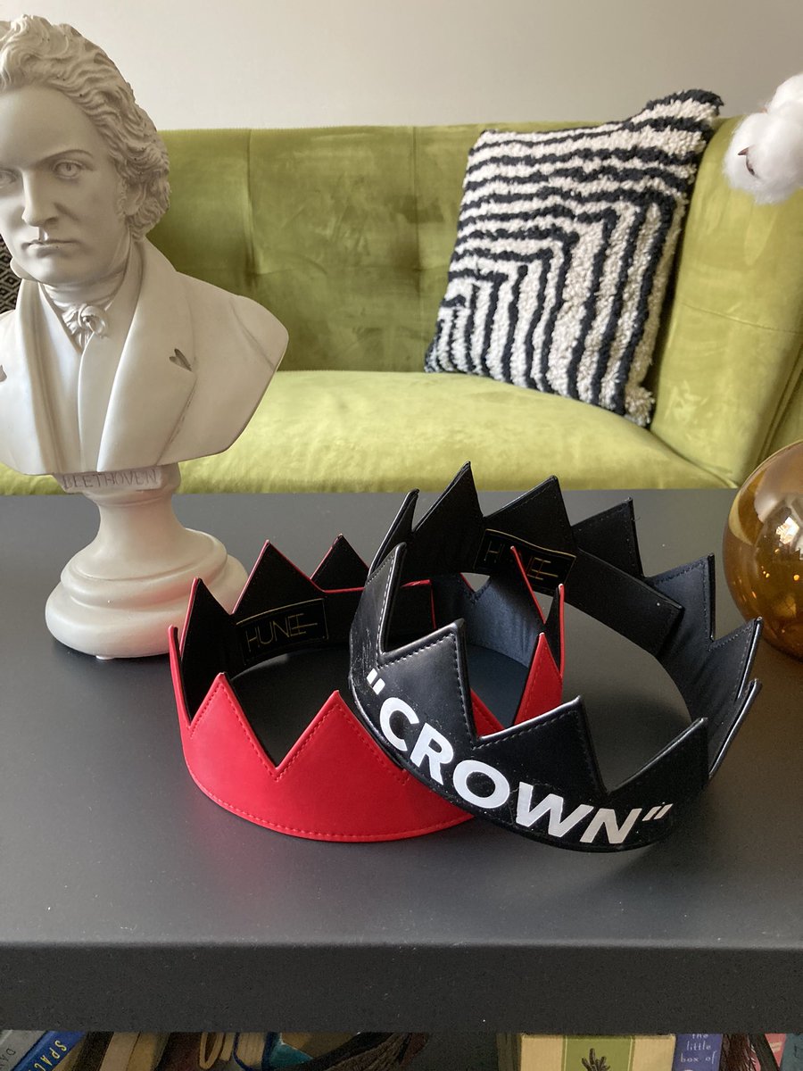 pantopicon's tweet image. I discovered a @Shopify store that sells #crowns (@EyeHunee ) so, of course I bought two.