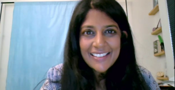 WriteGirlLA's tweet photo. “When we’re feeling stressed or overwhelmed or very emotional, our breathing tends to change… journaling when you are feeling like this can be a great idea." actress-producer @Krishna_Smitha #JournalIt https://t.co/UWakxeqXph