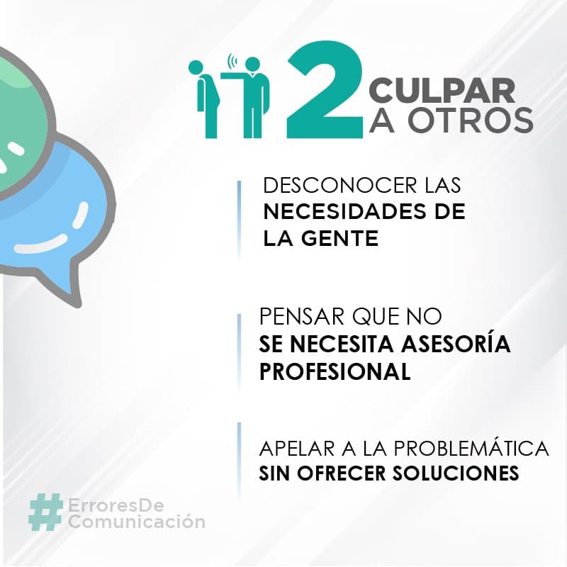 Un error común en la comunicación política es el no reconocer las falencias. Es por esto que es de suma importancia contar siempre con asesoría profesional. 
#Comunicación #MarketingDigital #AgenciaDigital #ErroresDeComunicación