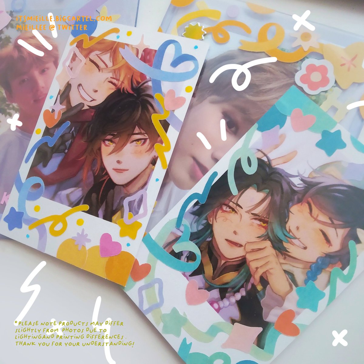 🎉[🛒SHOP OPEN!]🎉 finally reopened my shop! ive got new stickers/prints on preorder rn along w some old merch on sale; please swing by if youre interested! link below; tysm!!🙇🙇🙇 (eu/uk please see thread!) 